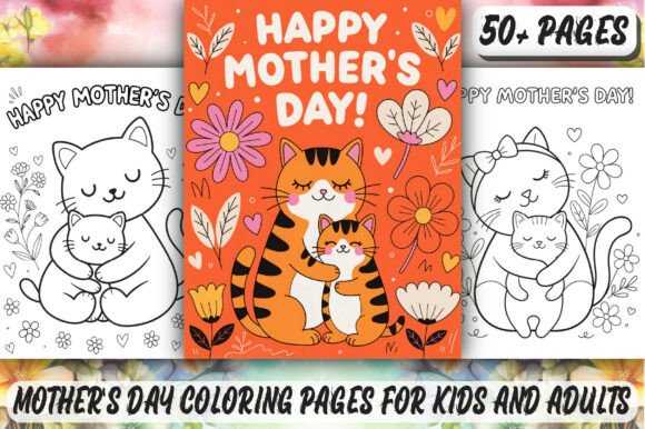 Download Mother's Day Coloring Pages for Kids KDP - Kid Collection